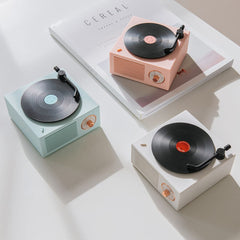 Vinyl Record Player Bluetooth Speaker feajoy