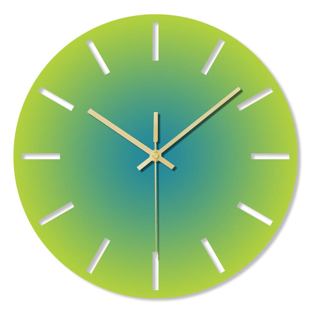 Gradient Color Wall Clock Feajoy