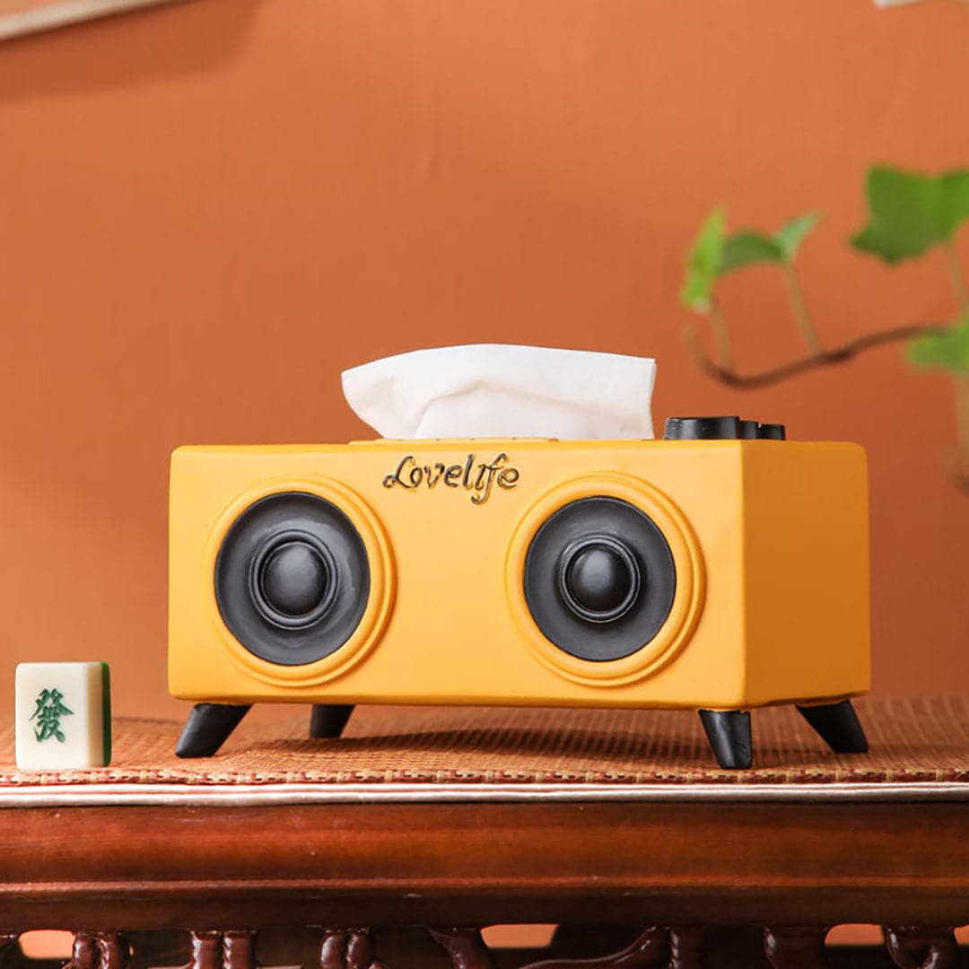 Retro Music Audio Tissue Box feajoy