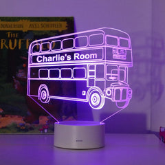 Personalized London Bus Night Light feajoy