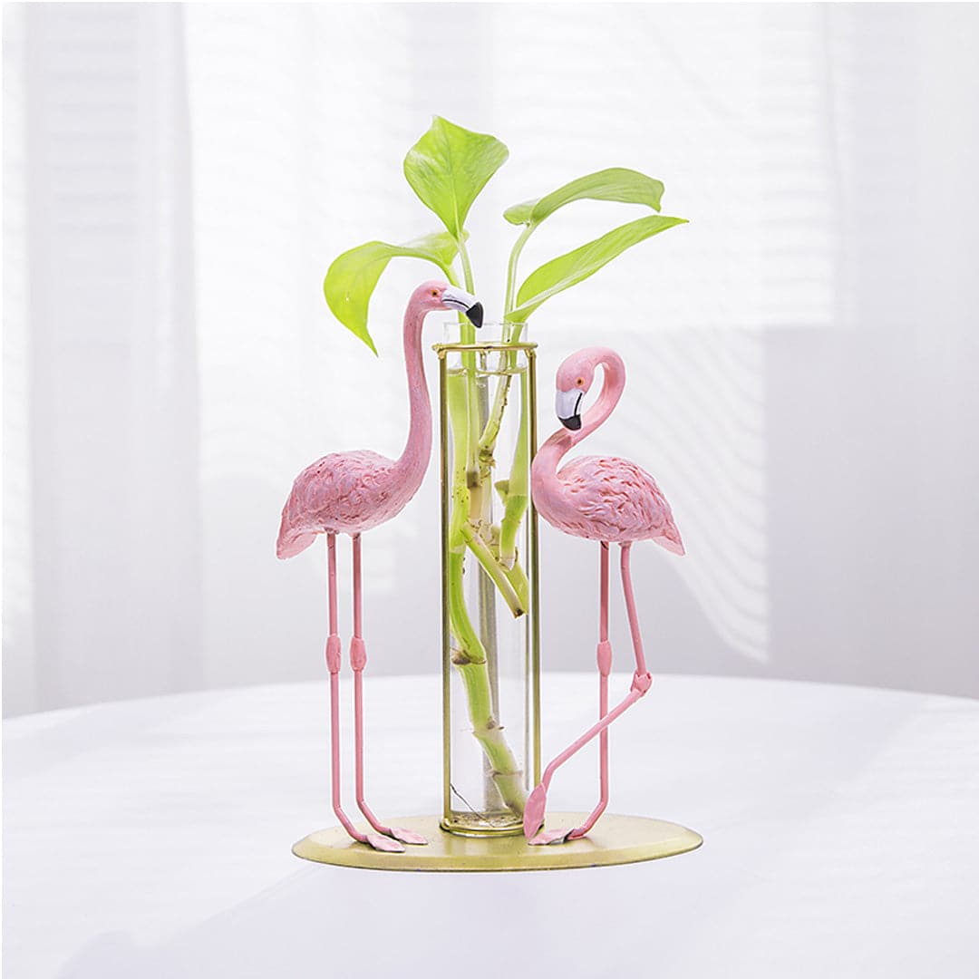 Flamingo Hydroponic Vase feajoy