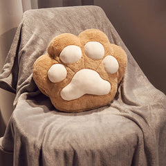 Cat Paw Throw Pillow with Blanket dylinoshop