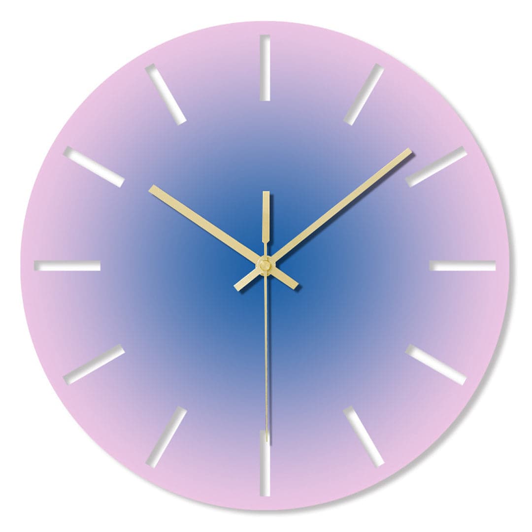 Gradient Color Wall Clock Feajoy