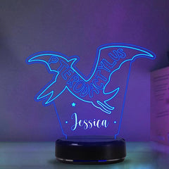 Personalized Dinosaur Night Light Feajoy