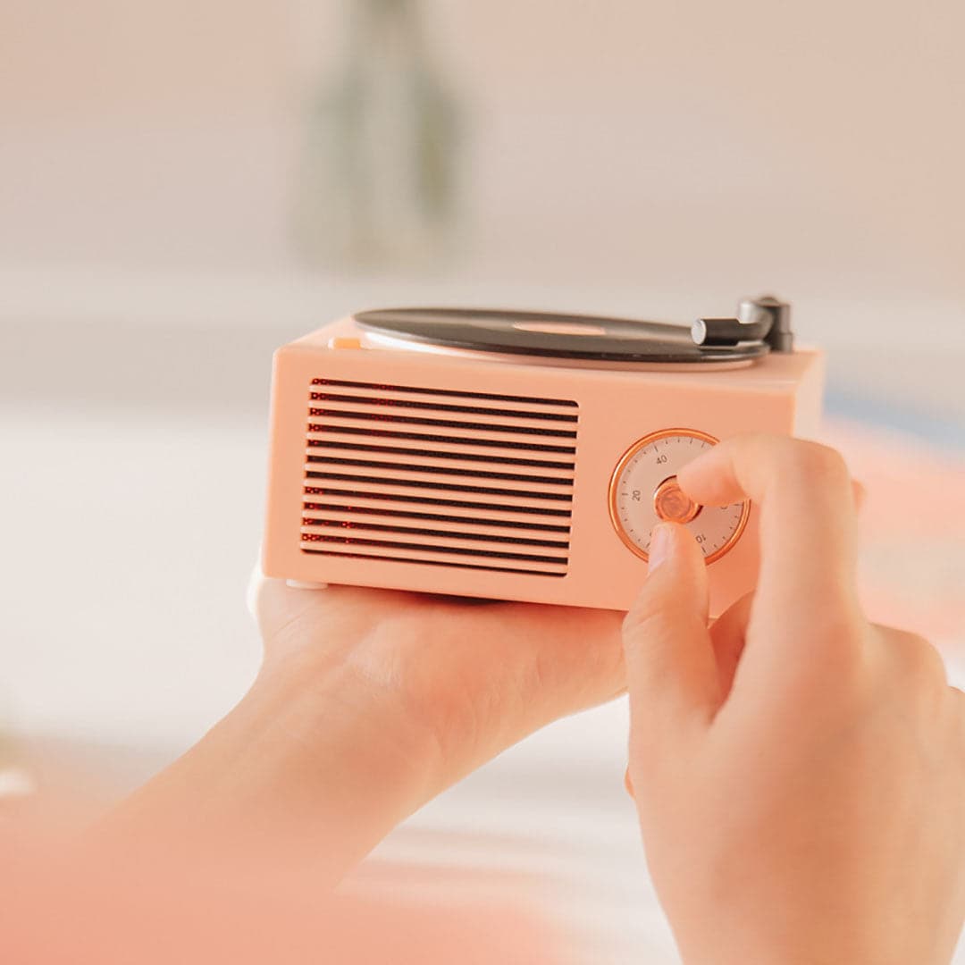 Vinyl Record Player Bluetooth Speaker feajoy