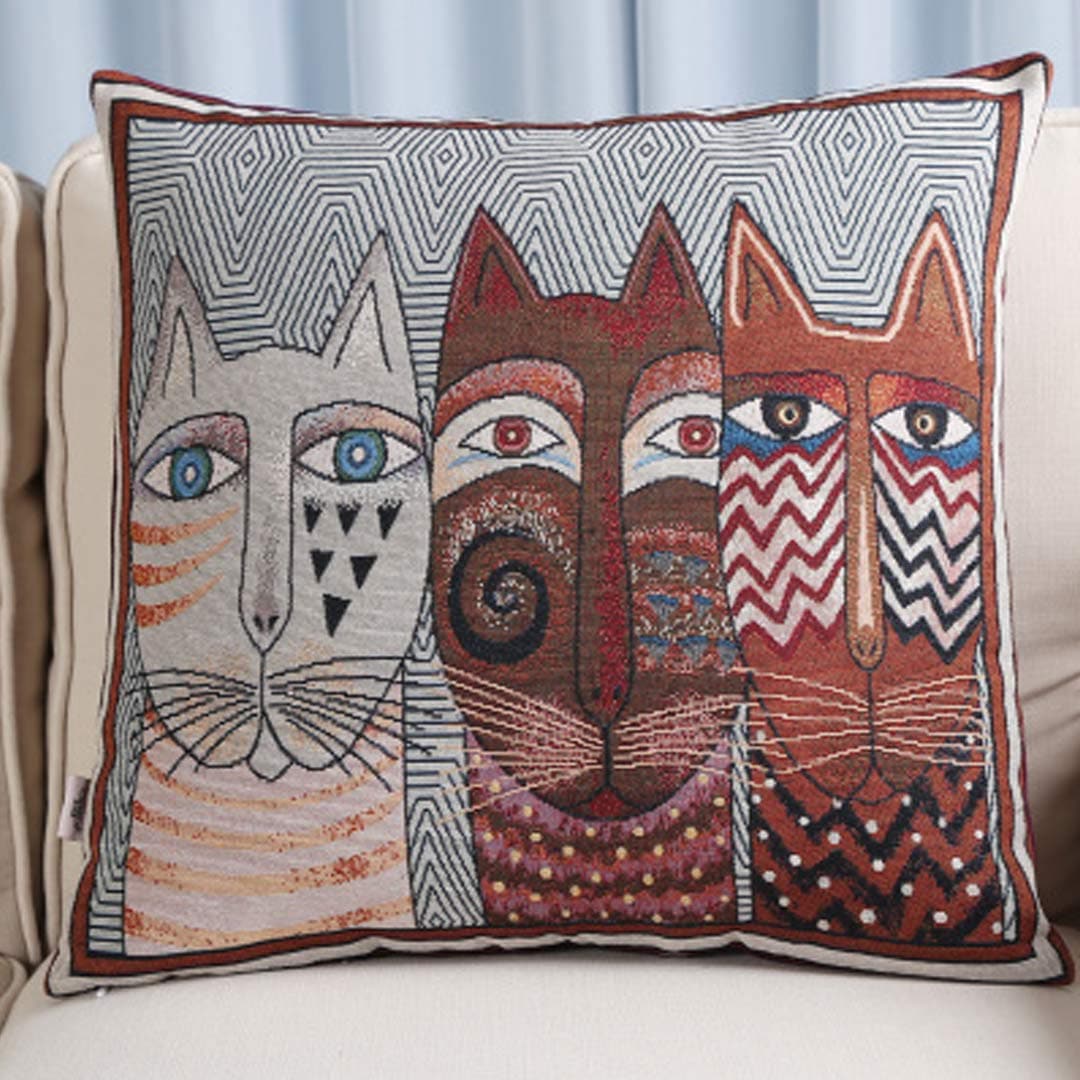 Embroidery Art Pillow Covers Feajoy