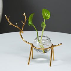 Deer Hydroponic Vase dylinoshop