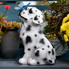 Dog/Cat With Butterfly Solar Lights Garden Decor Feajoy