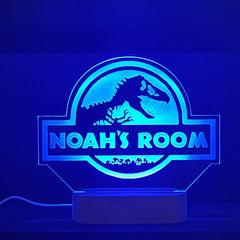 Jurassic World Personalized Night Light Feajoy