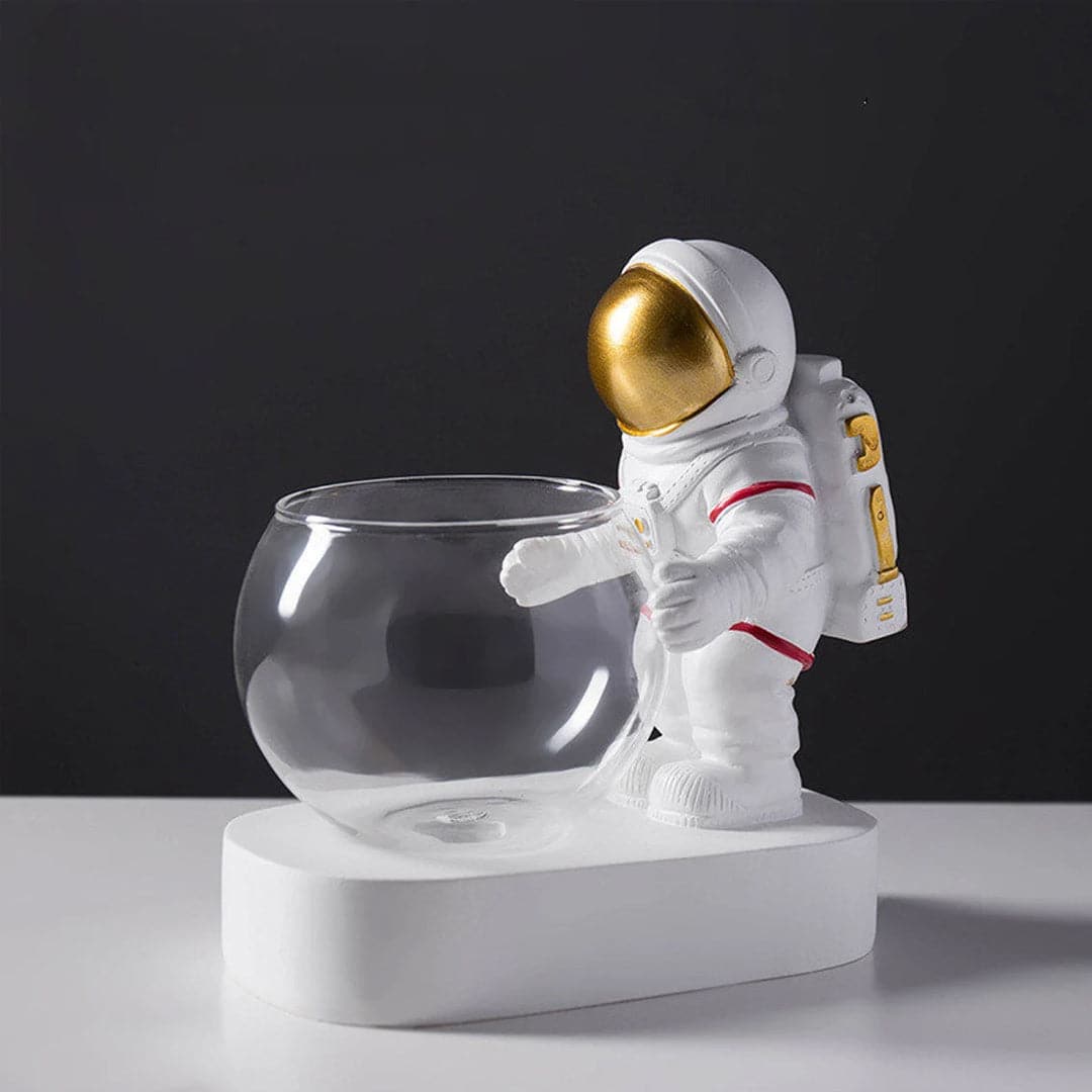 Space Astronaut Glass Vase feajoy