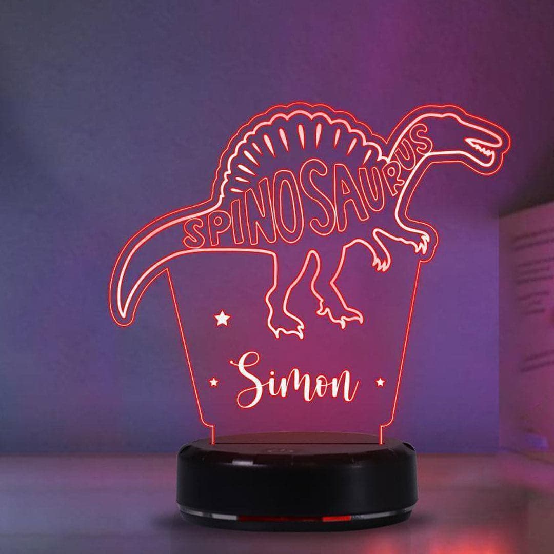 Personalized Dinosaur Night Light Feajoy