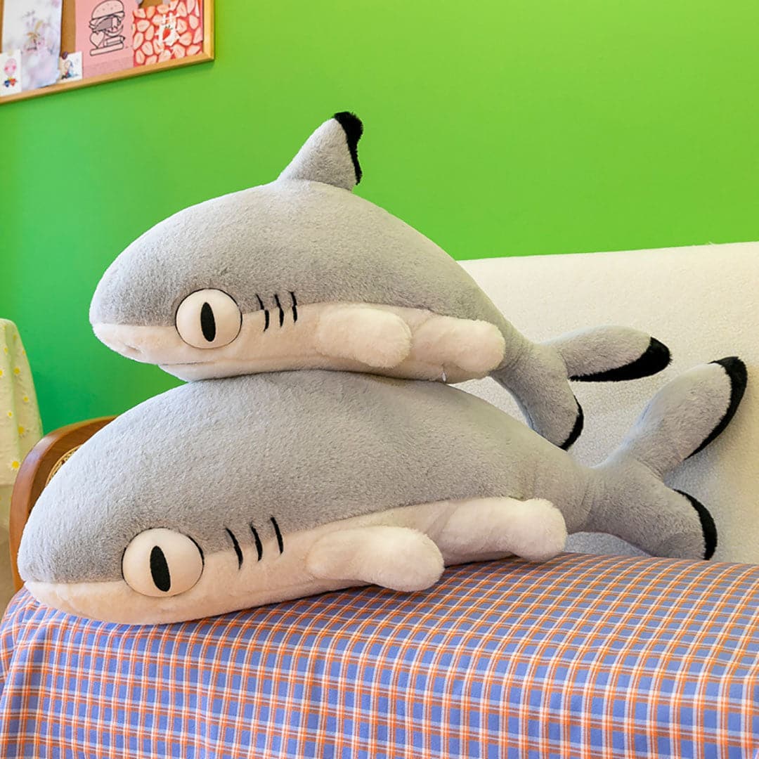 Cute Shark Plush Pillow dylinoshop