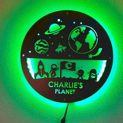 Personalized Space Night light Feajoy