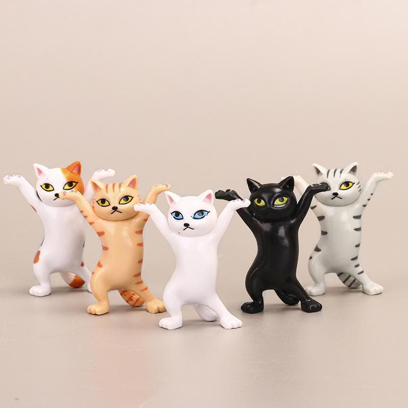 Funny Cat Holder Desktop Ornament feajoy