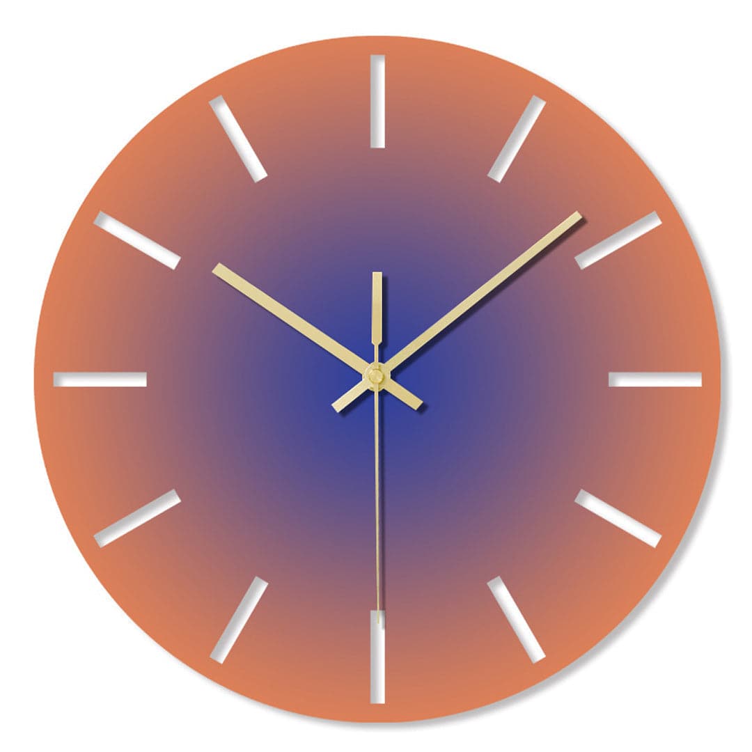 Gradient Color Wall Clock Feajoy