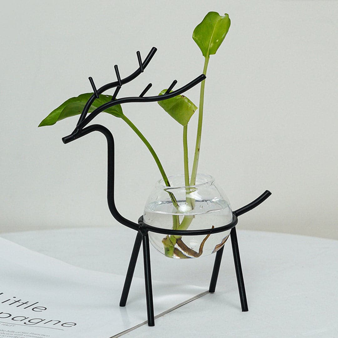 Deer Hydroponic Vase dylinoshop