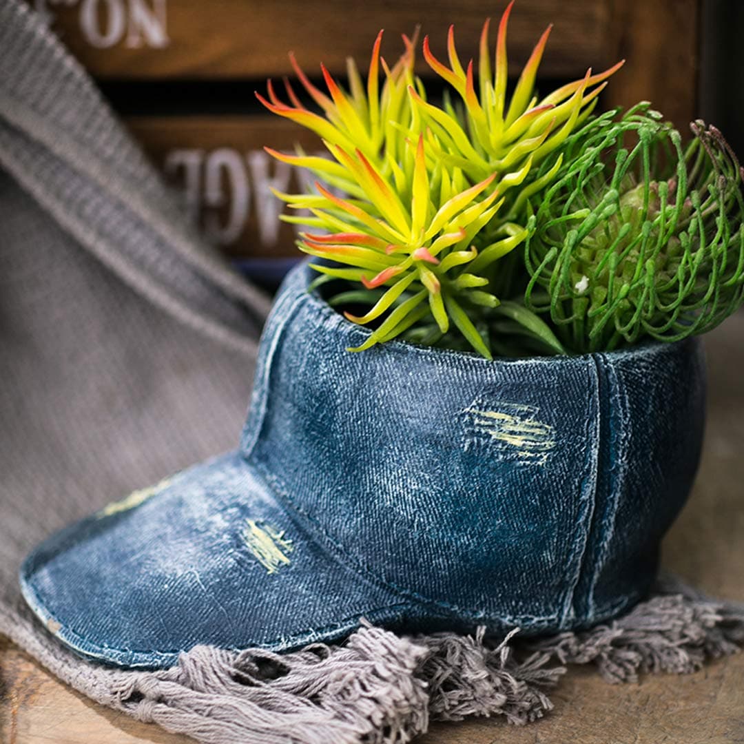 Denim Clothes Pants Flower Pot dylinoshop