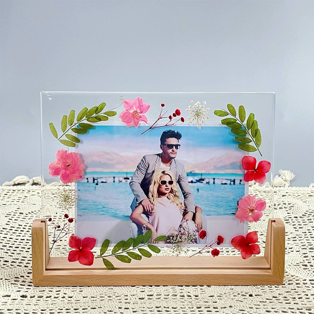 Pressed Flower Photo Frame Feajoy