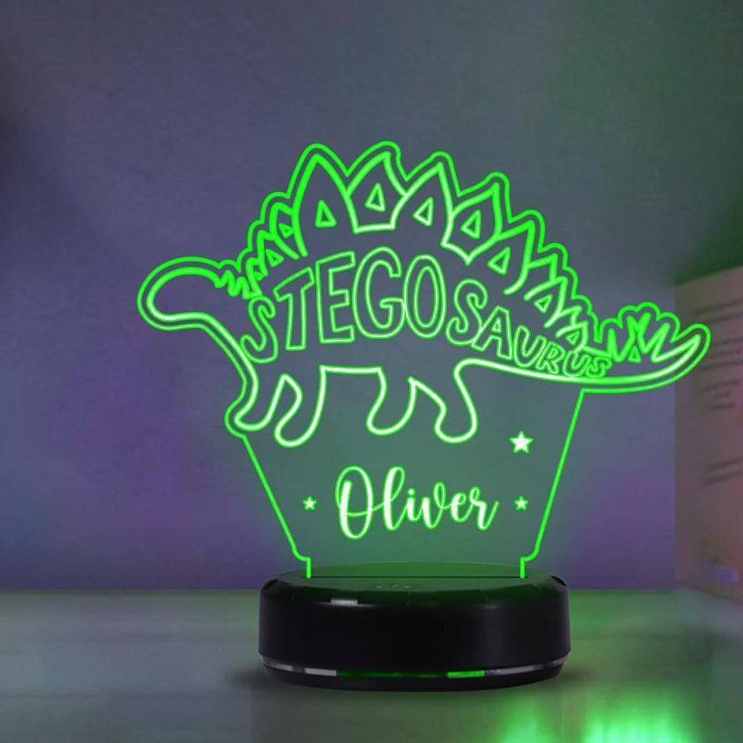 Personalized Dinosaur Night Light Feajoy