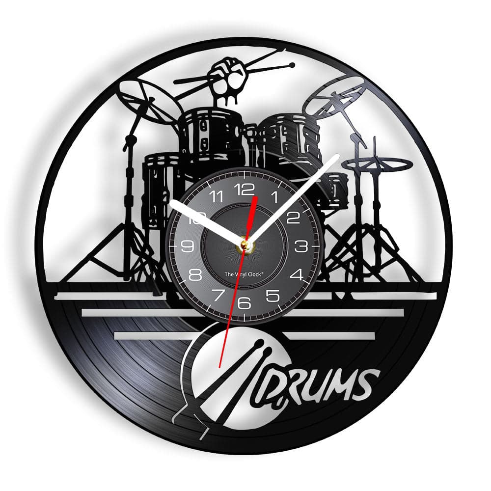 Vinyl Record Band Wall Clock feajoy