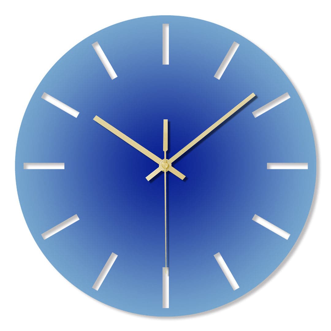 Gradient Color Wall Clock Feajoy