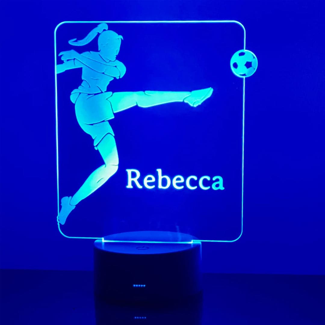 Personalized Football Night Light Feajoy