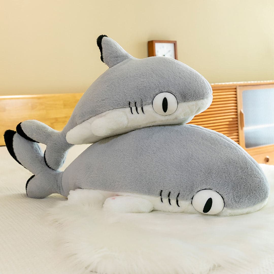 Cute Shark Plush Pillow dylinoshop