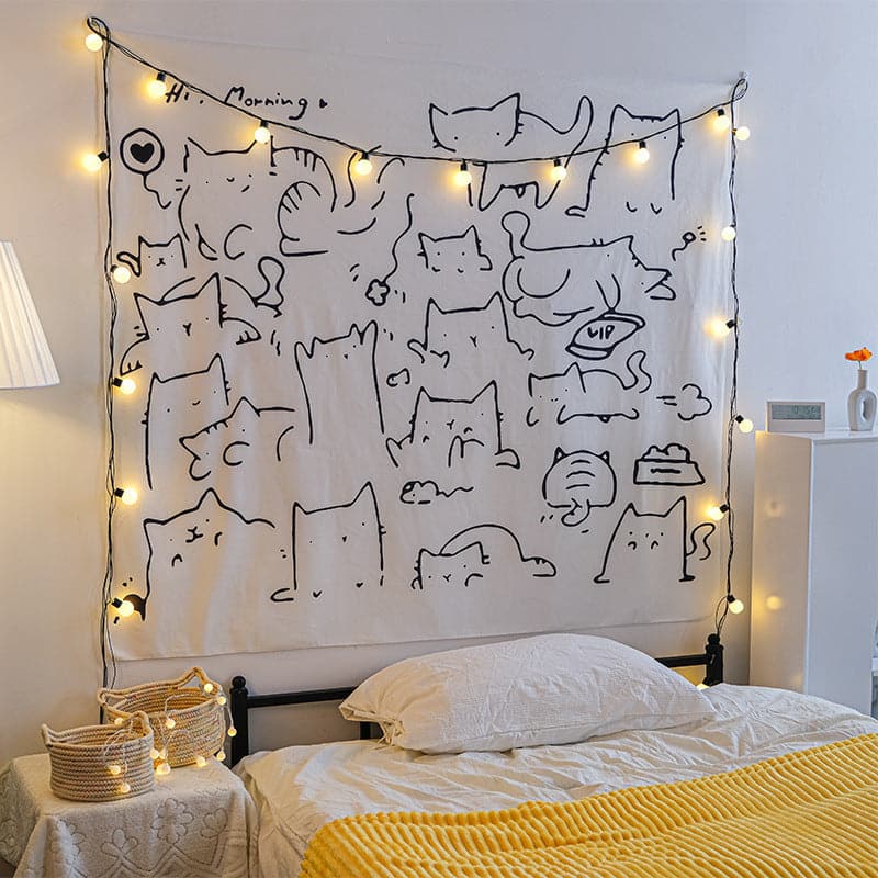 Everyday Cat Tapestry feajoy