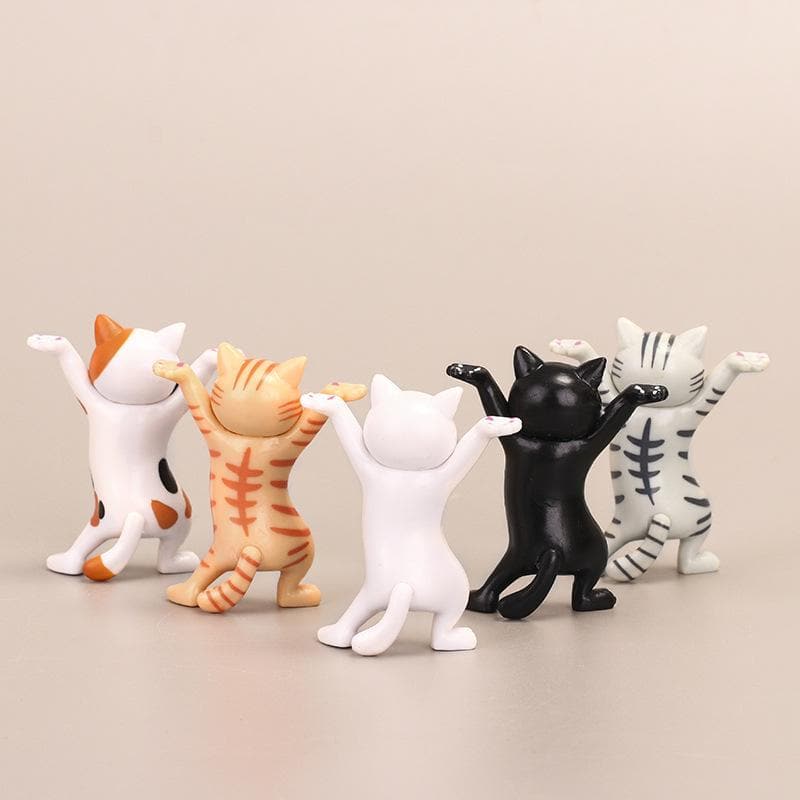 Funny Cat Holder Desktop Ornament feajoy