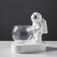 Space Astronaut Glass Vase feajoy