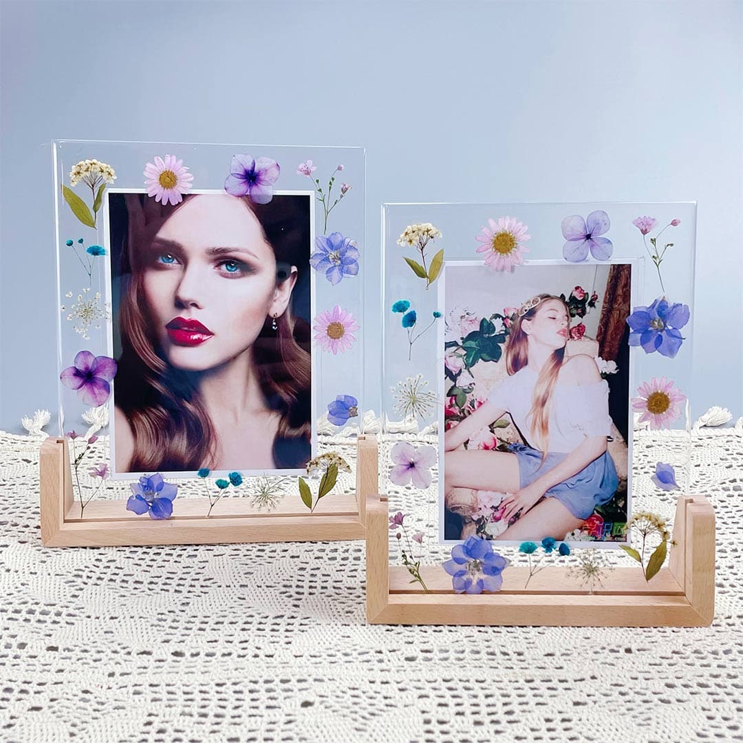 Pressed Flower Photo Frame Feajoy