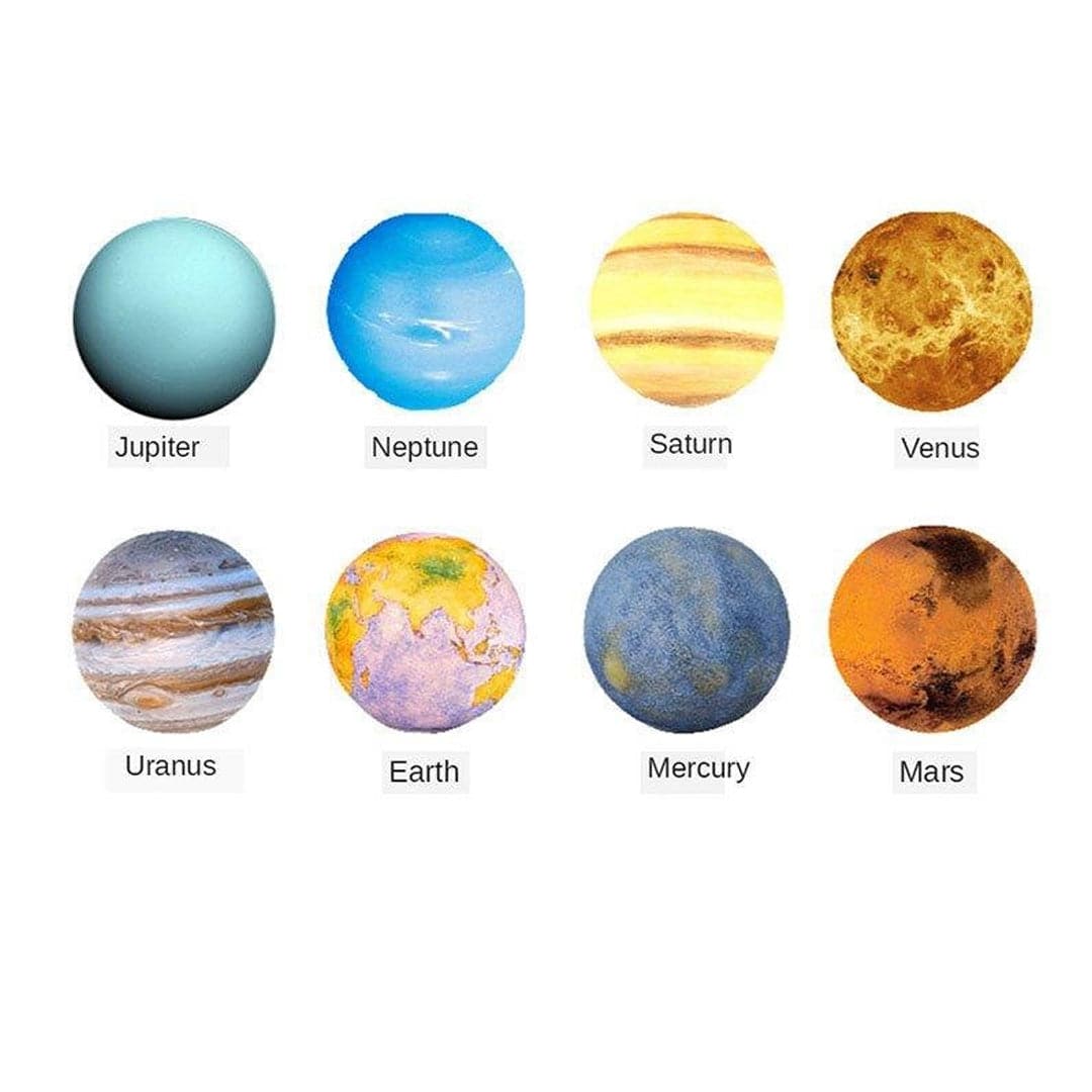 Eight planets 3D Print LED Lamp Set Feajoy