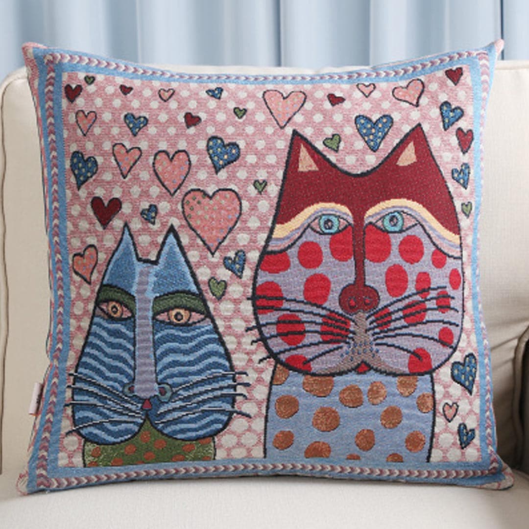 Embroidery Art Pillow Covers Feajoy