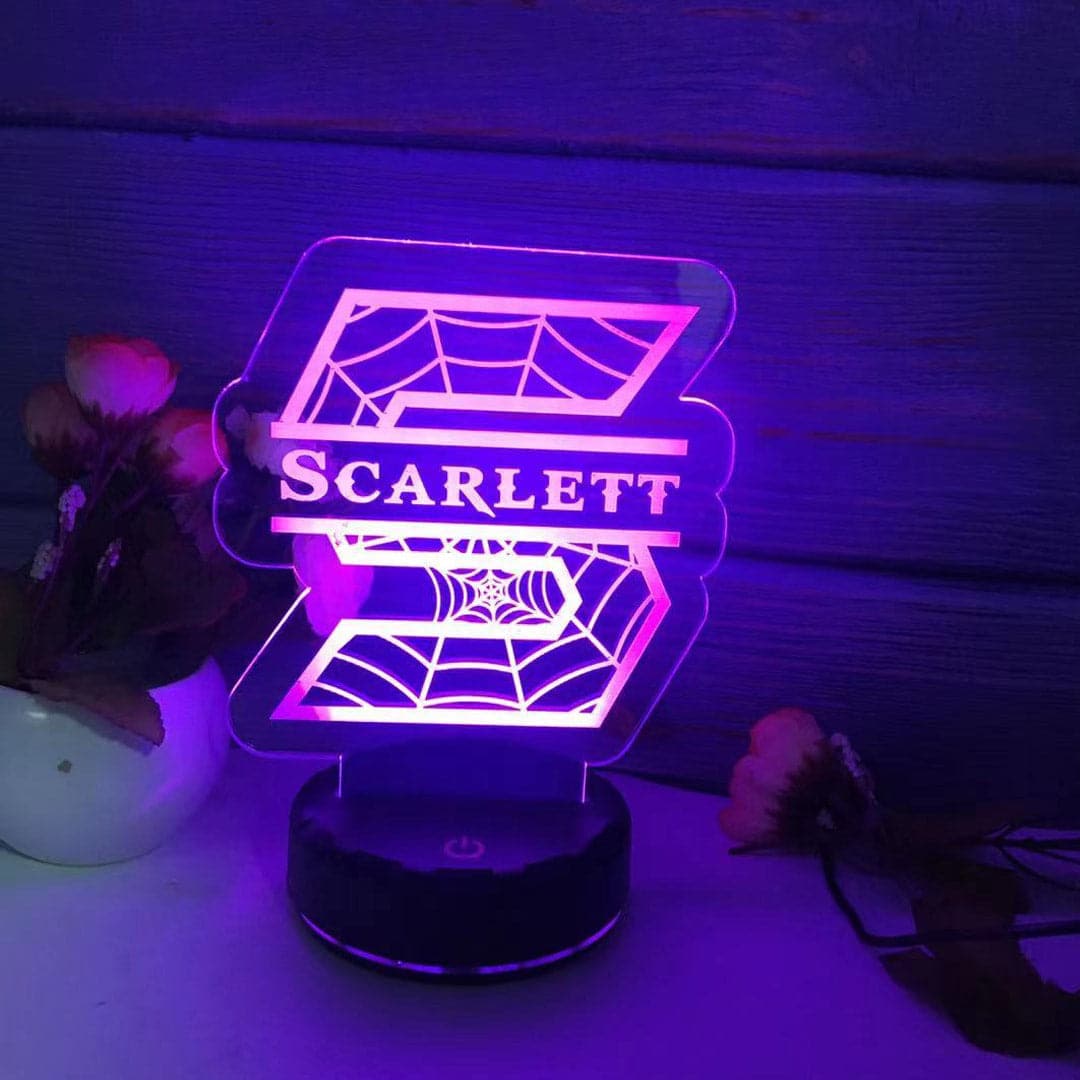 Personalized Name Letter Night Light Feajoy