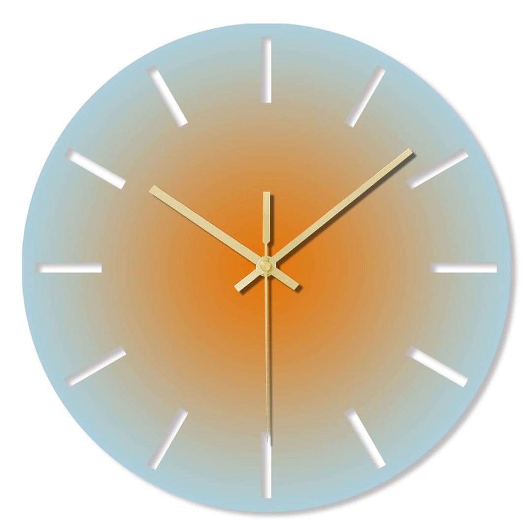 Gradient Color Wall Clock Feajoy