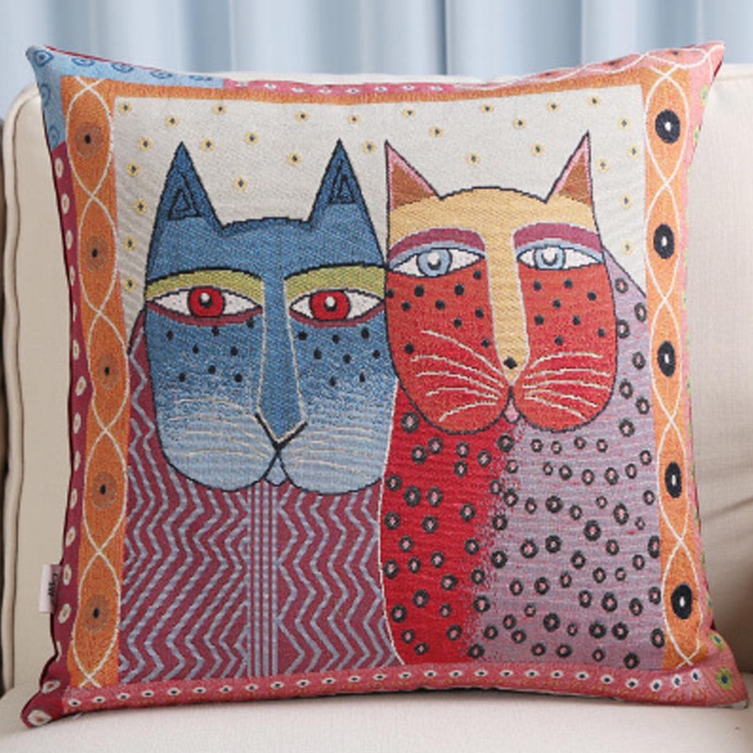 Embroidery Art Pillow Covers Feajoy