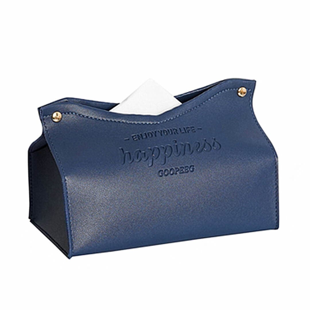 Happiness Leather Bag Tissue Box Feajoy