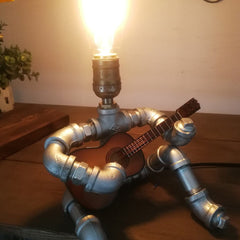 Steampunk Robot Lamp Feajoy