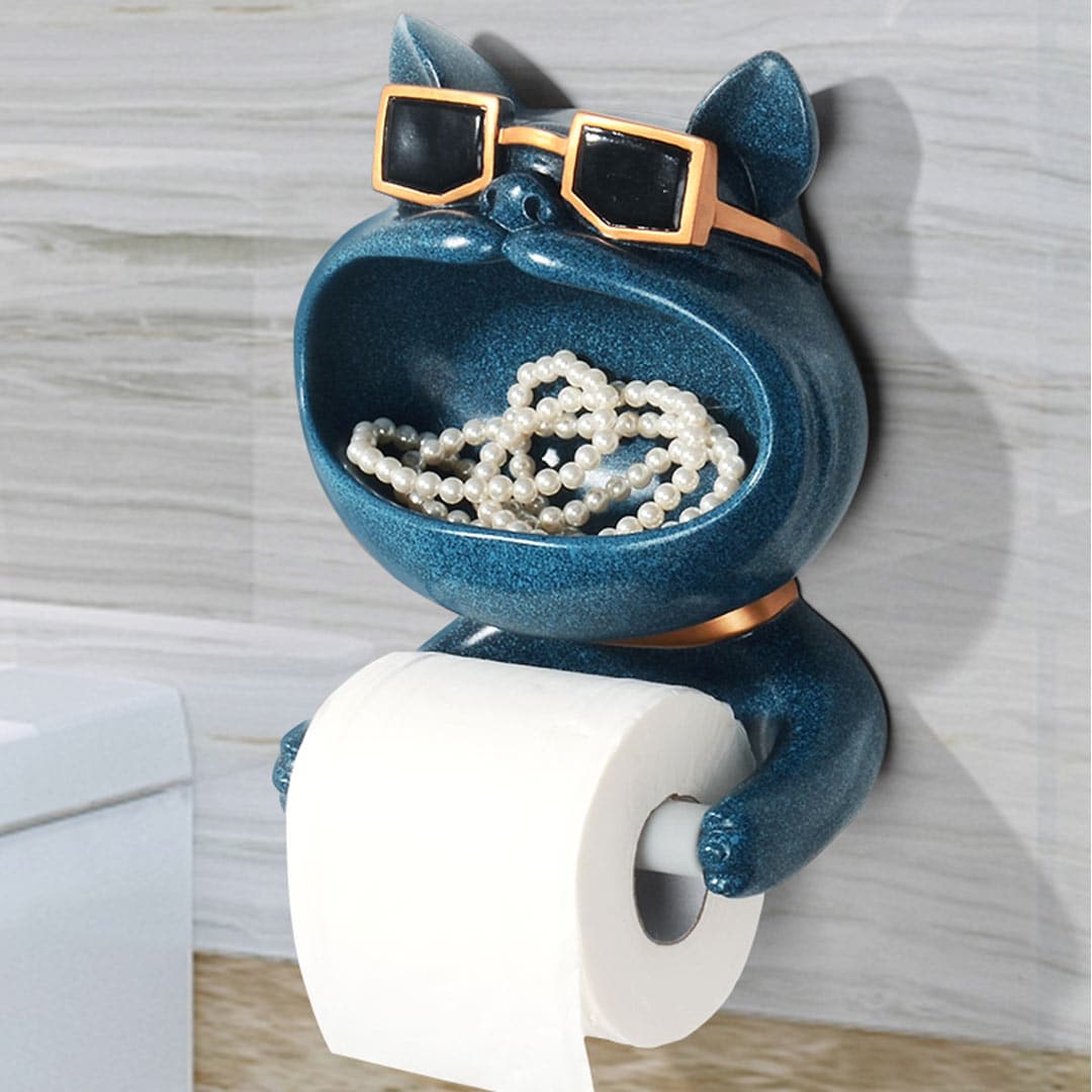 Dog Roll Paper Holder Feajoy