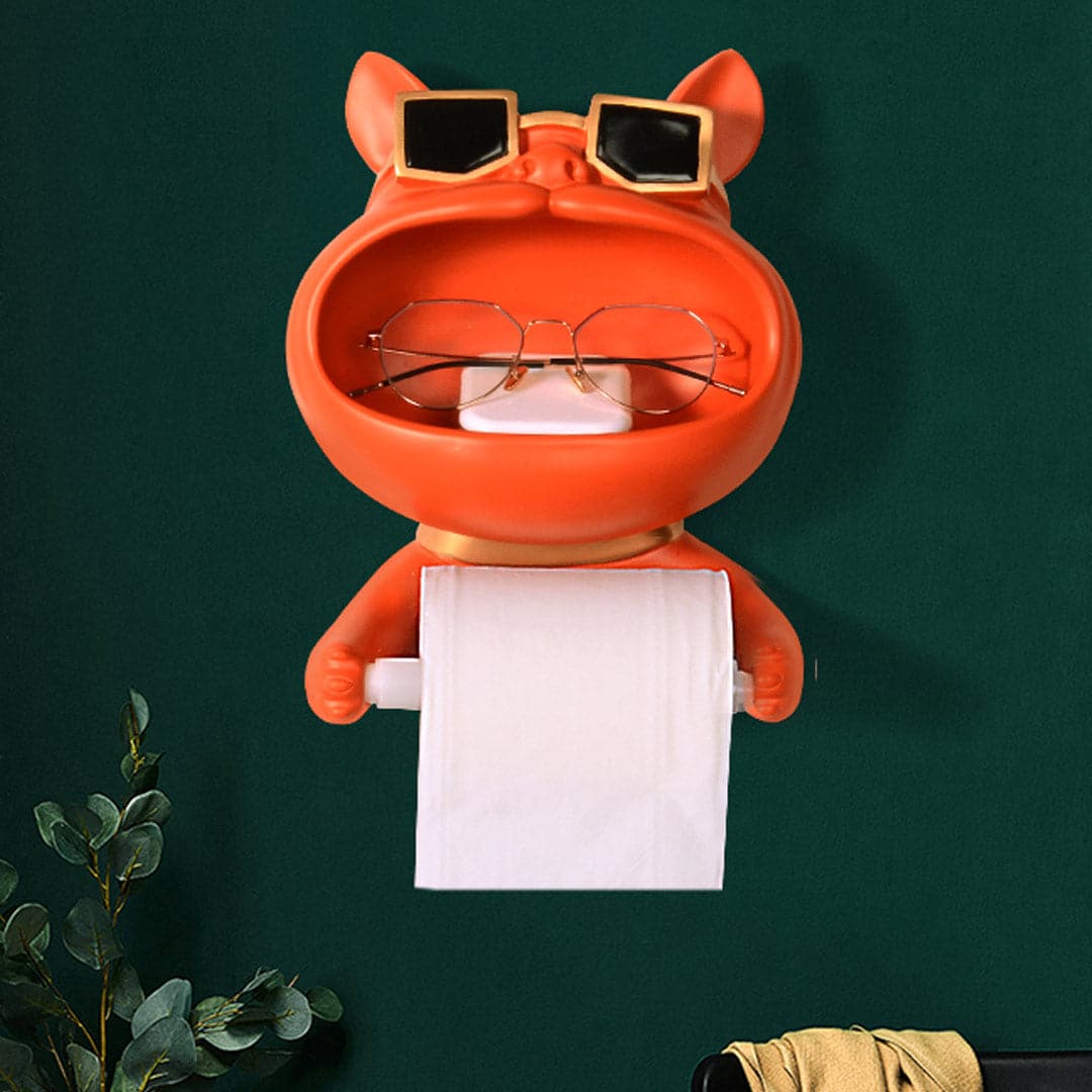 Dog Roll Paper Holder Feajoy