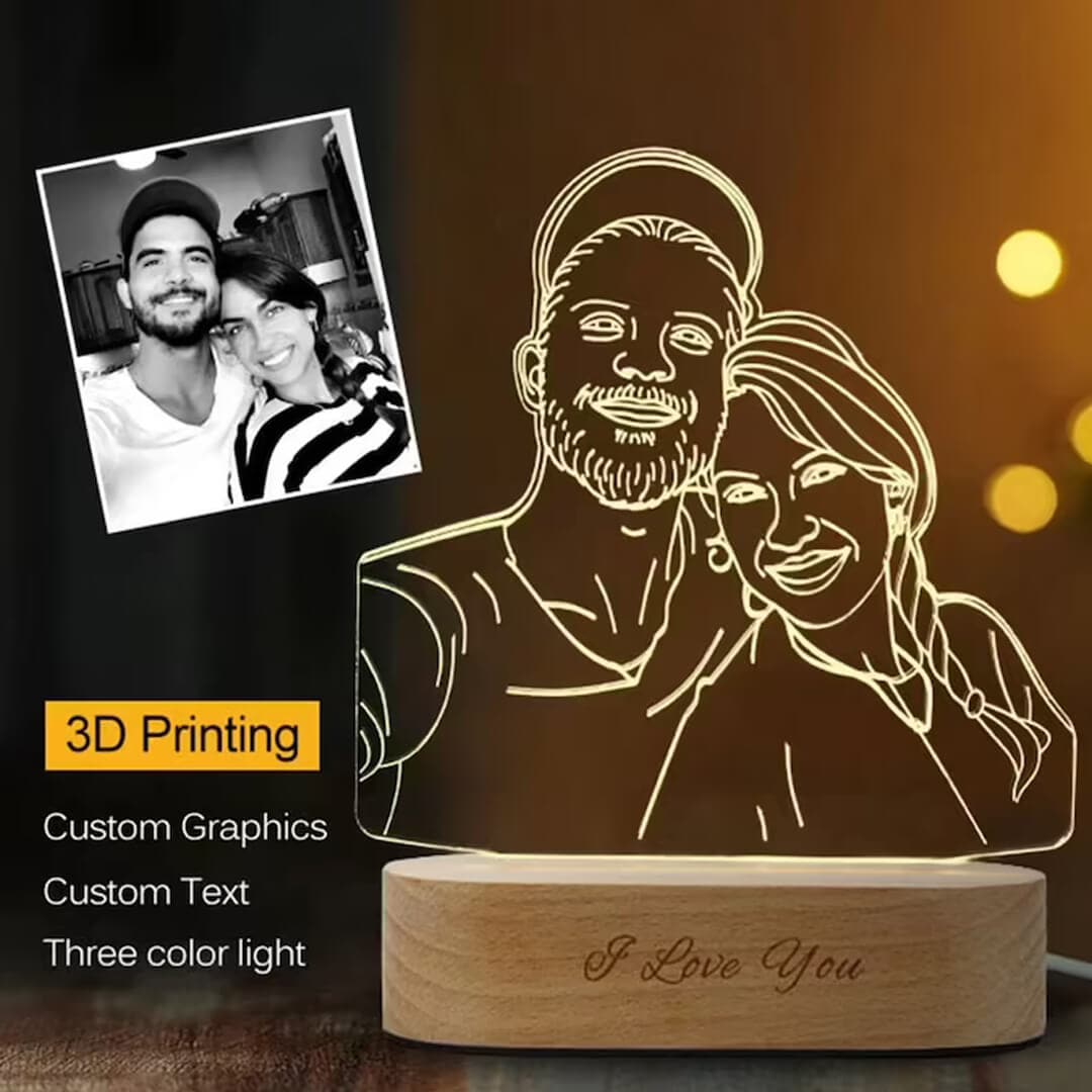 Custom Photo 3D Lamp dylinoshop