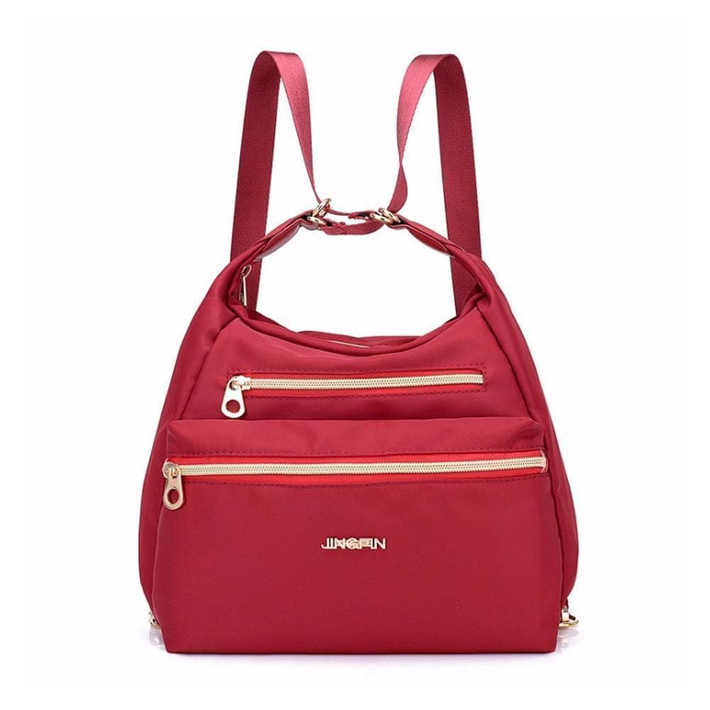 Bag with Double Zippers, Handbag and Shoulder Bag Zimomo