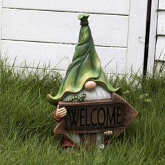 Garden Gnome Solar Statue Feajoy