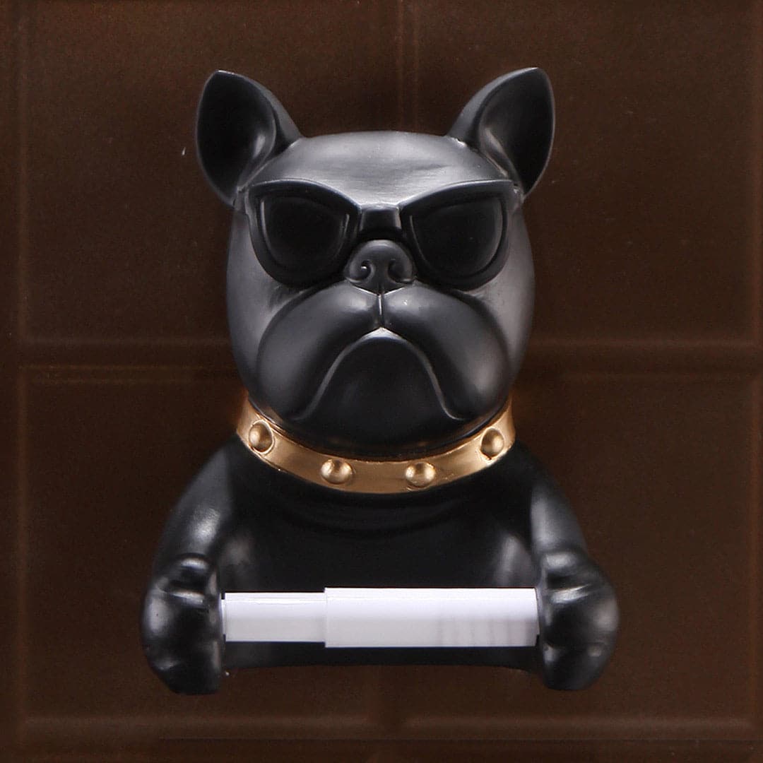 French Bulldog Paper Towel Holder Feajoy