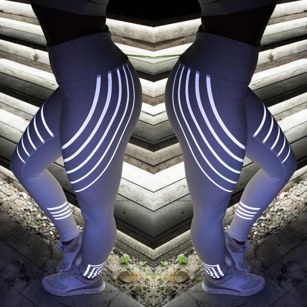 Rainbow Reflective Leggings Zimomo