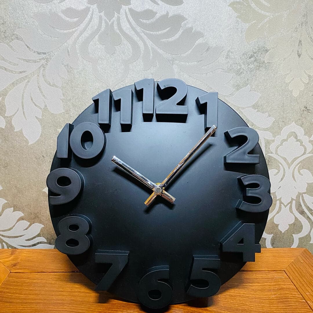 3D Stereo Digital Quiet Wall Clock dylinoshop