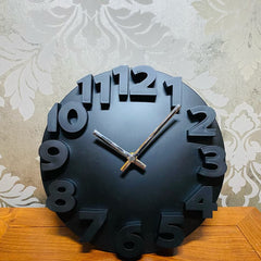 3D Stereo Digital Quiet Wall Clock dylinoshop