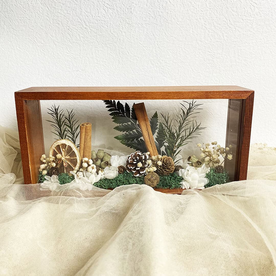 Dried Flower Bouquet with Frame-F-Best Gift for Her/Him Feajoy