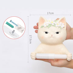 Funny Cat Tissue Holder Feajoy