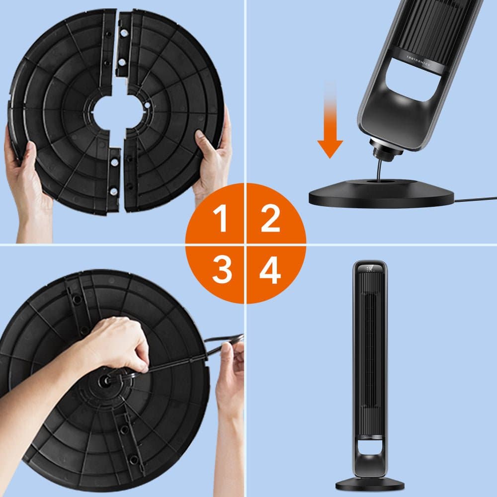 120 Degree Oscillating Smart Tower Fan dylinoshop